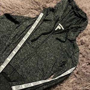 Pink zip up sweater
